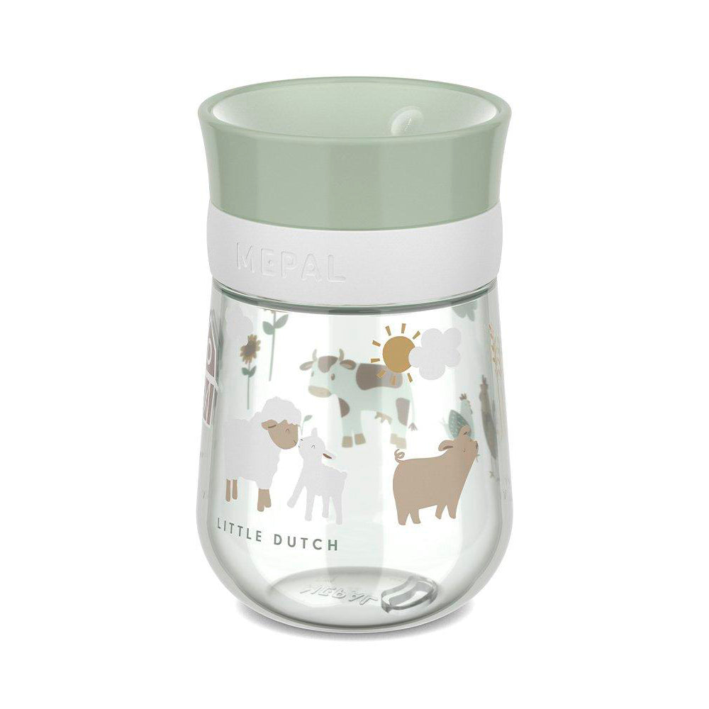 Vaso antiderrame 360º MIO 300ml - Mepal Little Farm