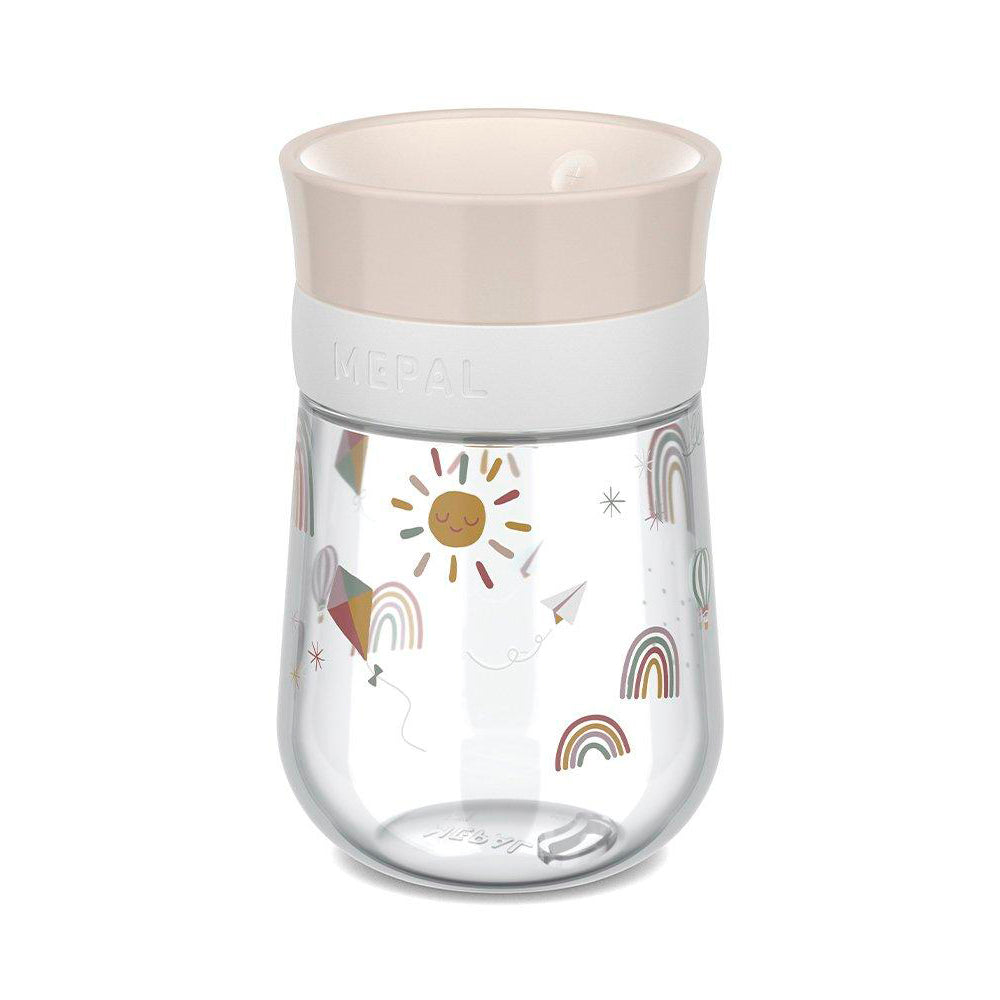 Vaso antiderrame 360º MIO 300ml - Mepal Sunshine & Rainbow