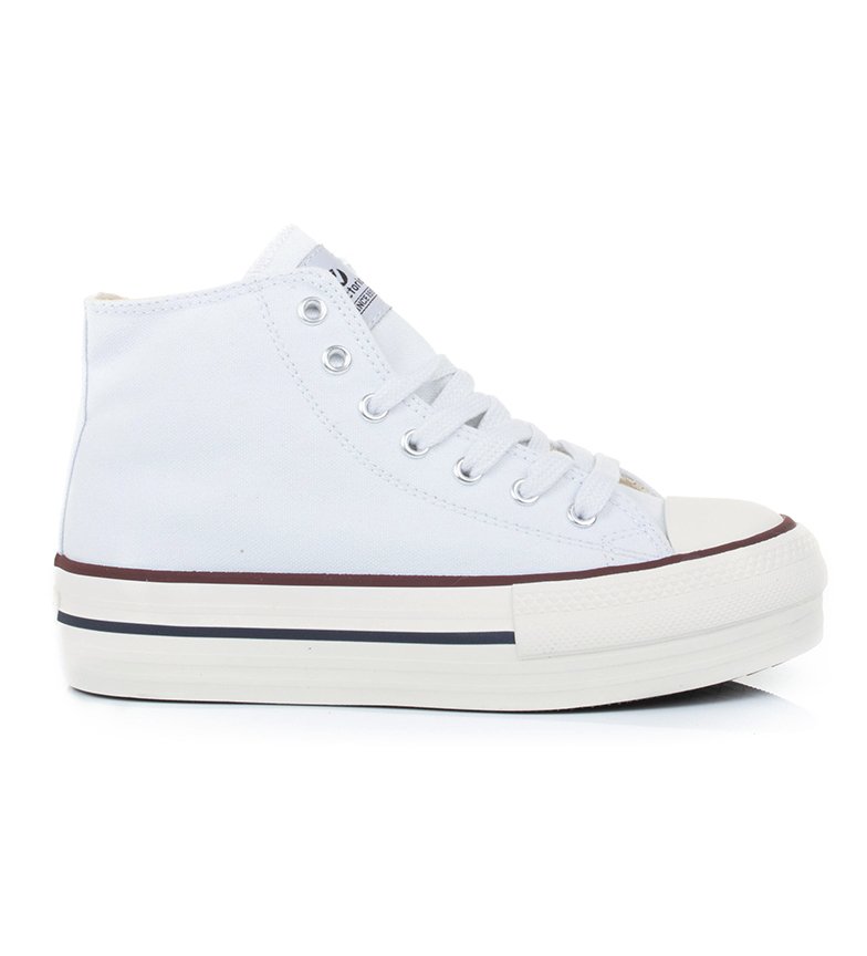 Victoria Zapatilla Amsterdam blanco -altura plataforma: 4.5cm-