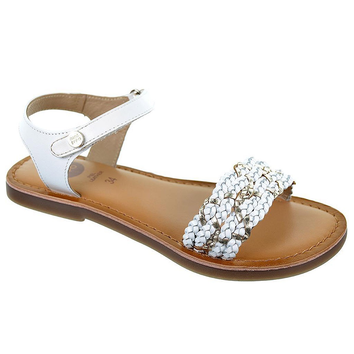 65750 Wea Gioseppo Sandalia Piel Acolchada Velcro Niña