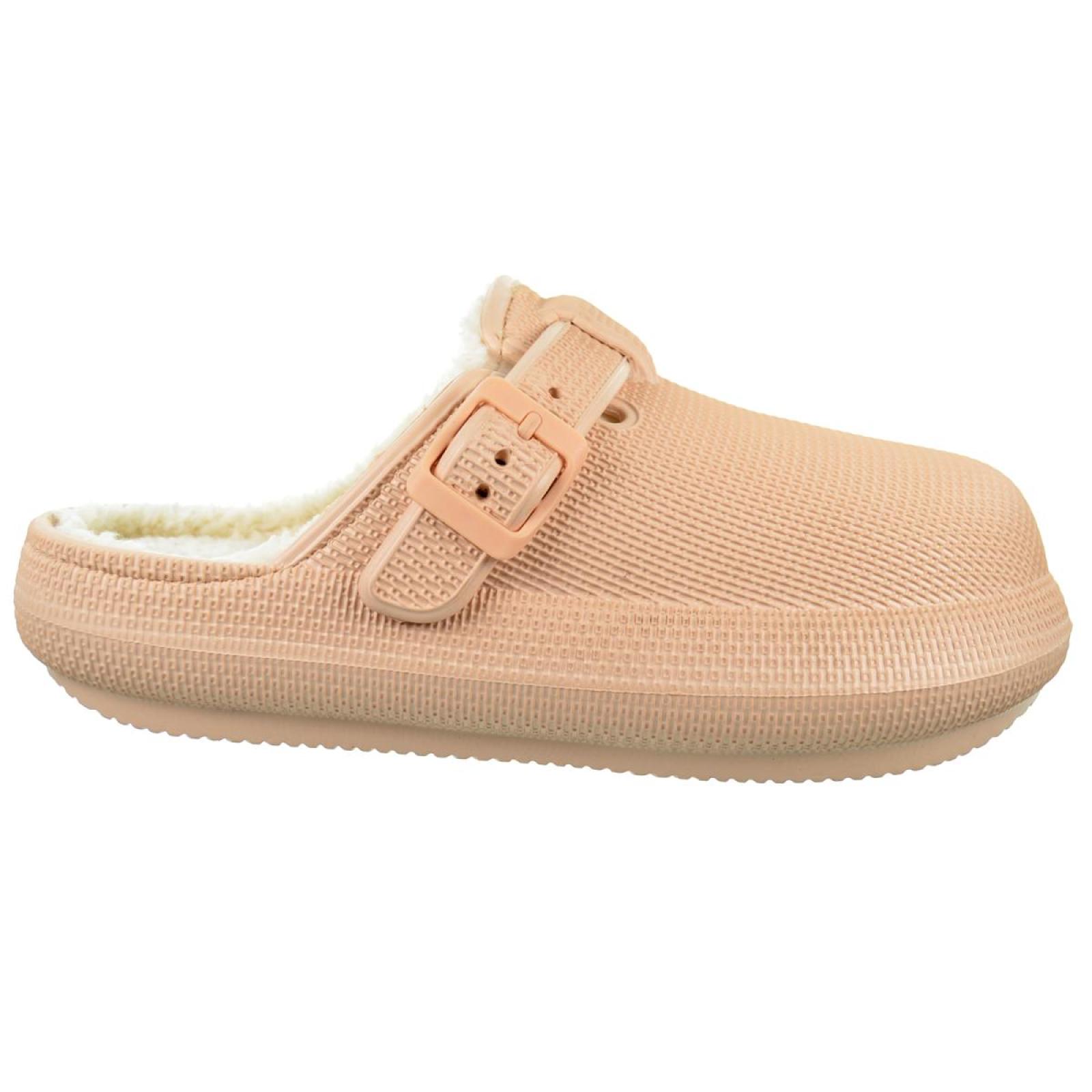 Winter Nicoboco Zueco de Casa Borreguillo Suela Goma Mujer