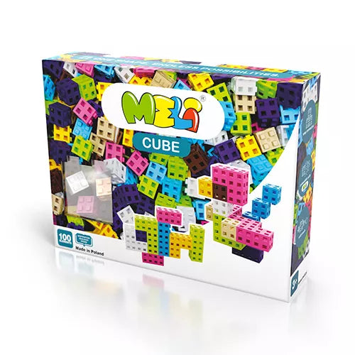 Bloques Meli Cube Pastel 100 piezas