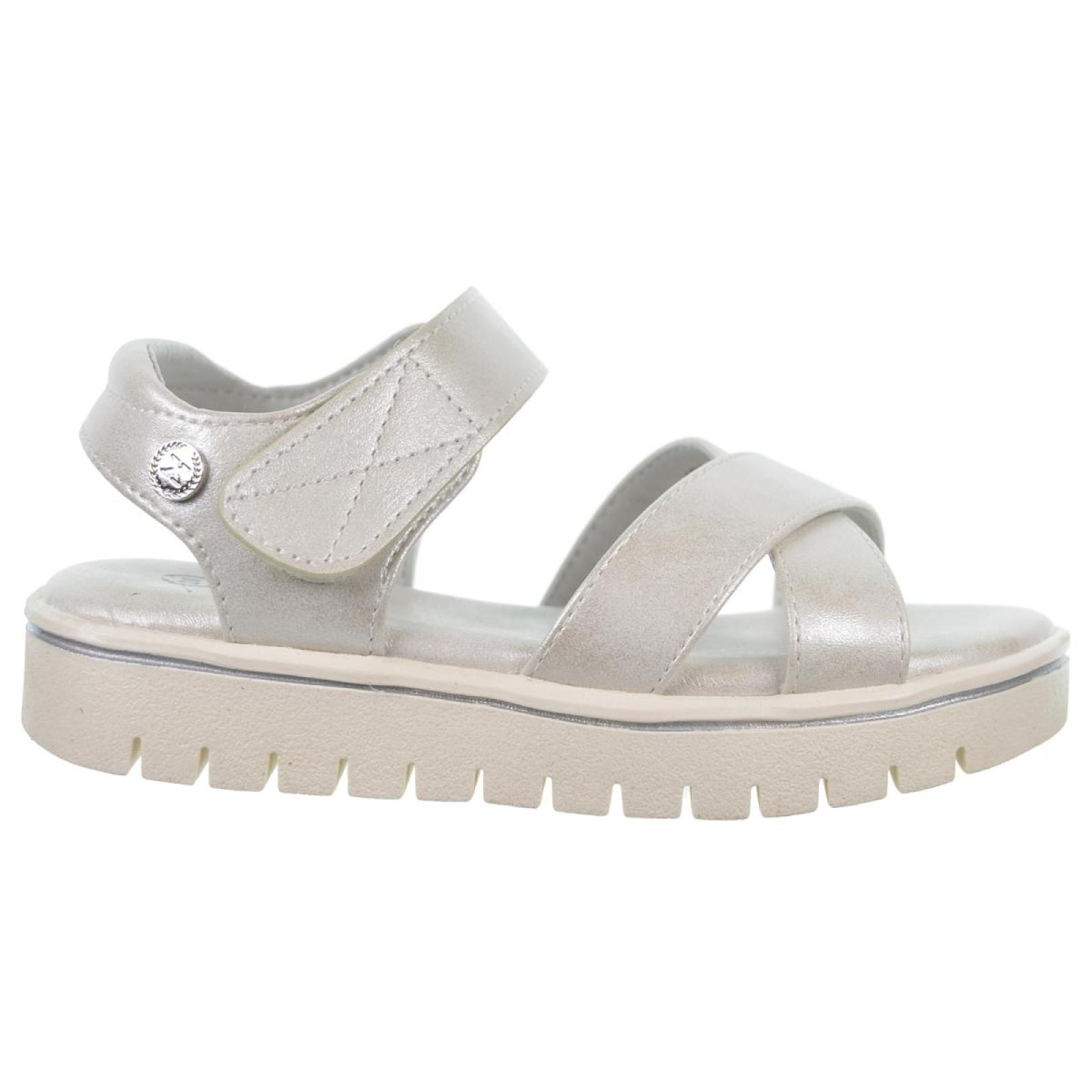 Xti Kids 150877 Sandalia Brillo Velcro Plataforma Niña