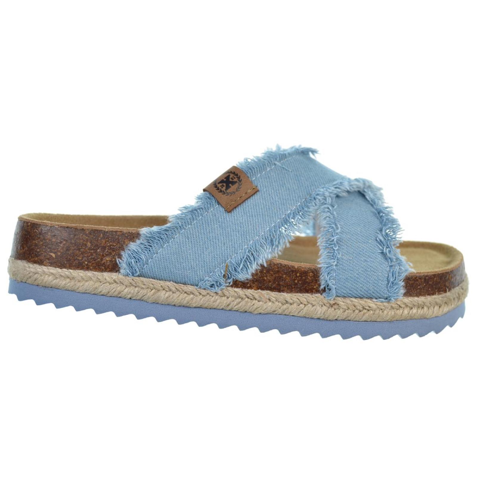 Xti Kids 150885 Sandalia Bio Textil Vaquero con Yute Niña