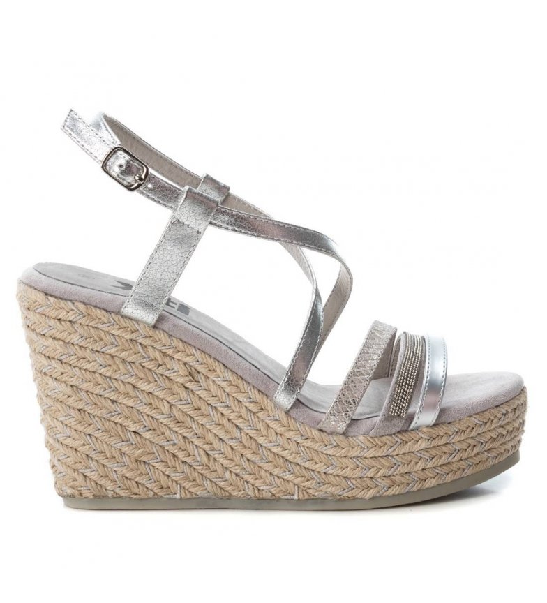 Xti Sandalia 049029 hielo -Altura cuña: 10cm-
