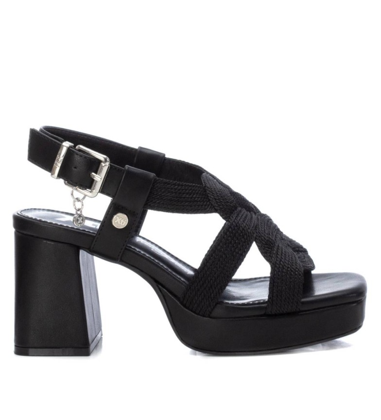 Xti Sandalias 142337 negro -Altura tacón 8cm-