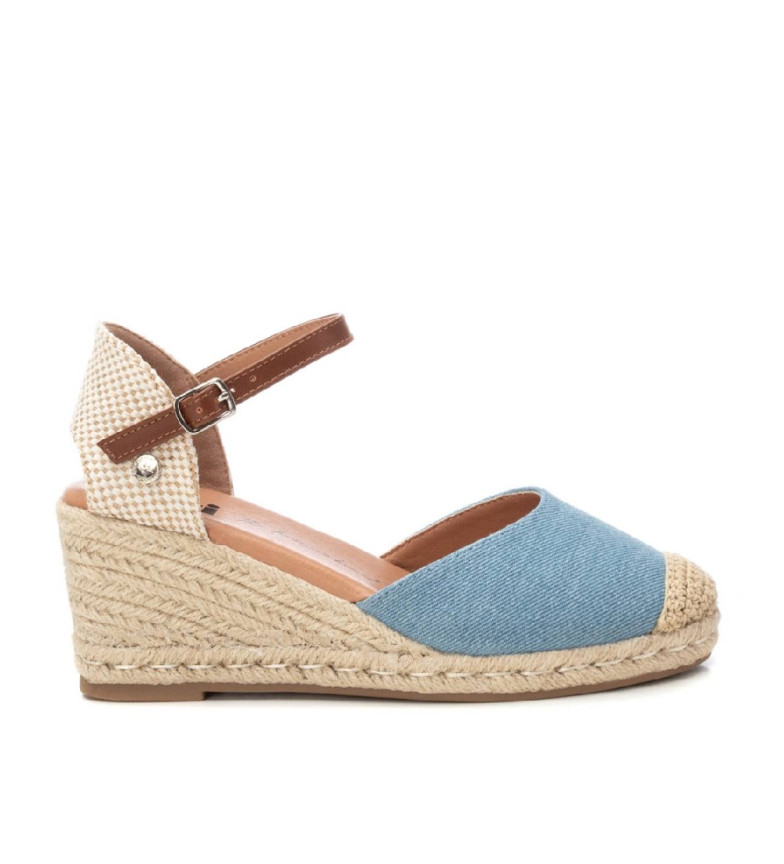 Xti Sandalias de piel 140746 azul