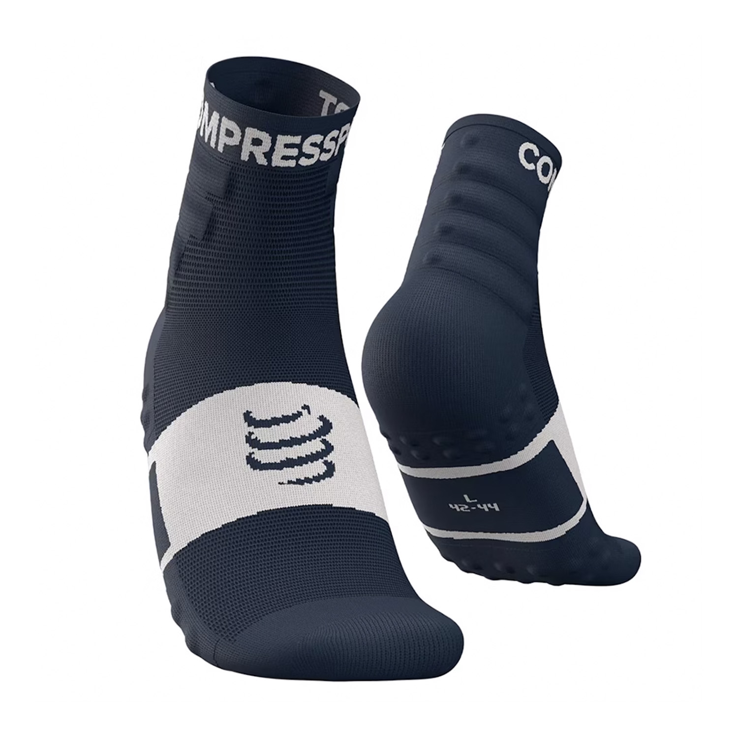 Compressport 3D Dots Logo x 2 Calcetines Blues/White