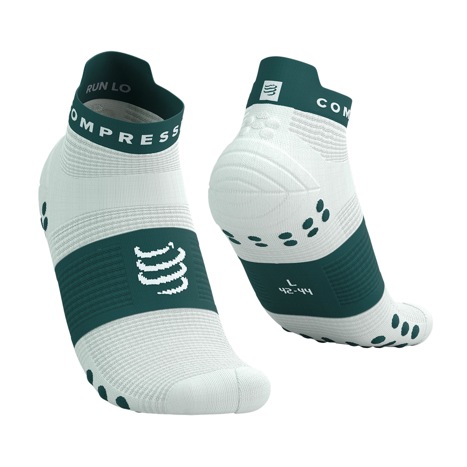 Compressport Pro Racing V4.0 Logo Calcetines Sugar/Storm