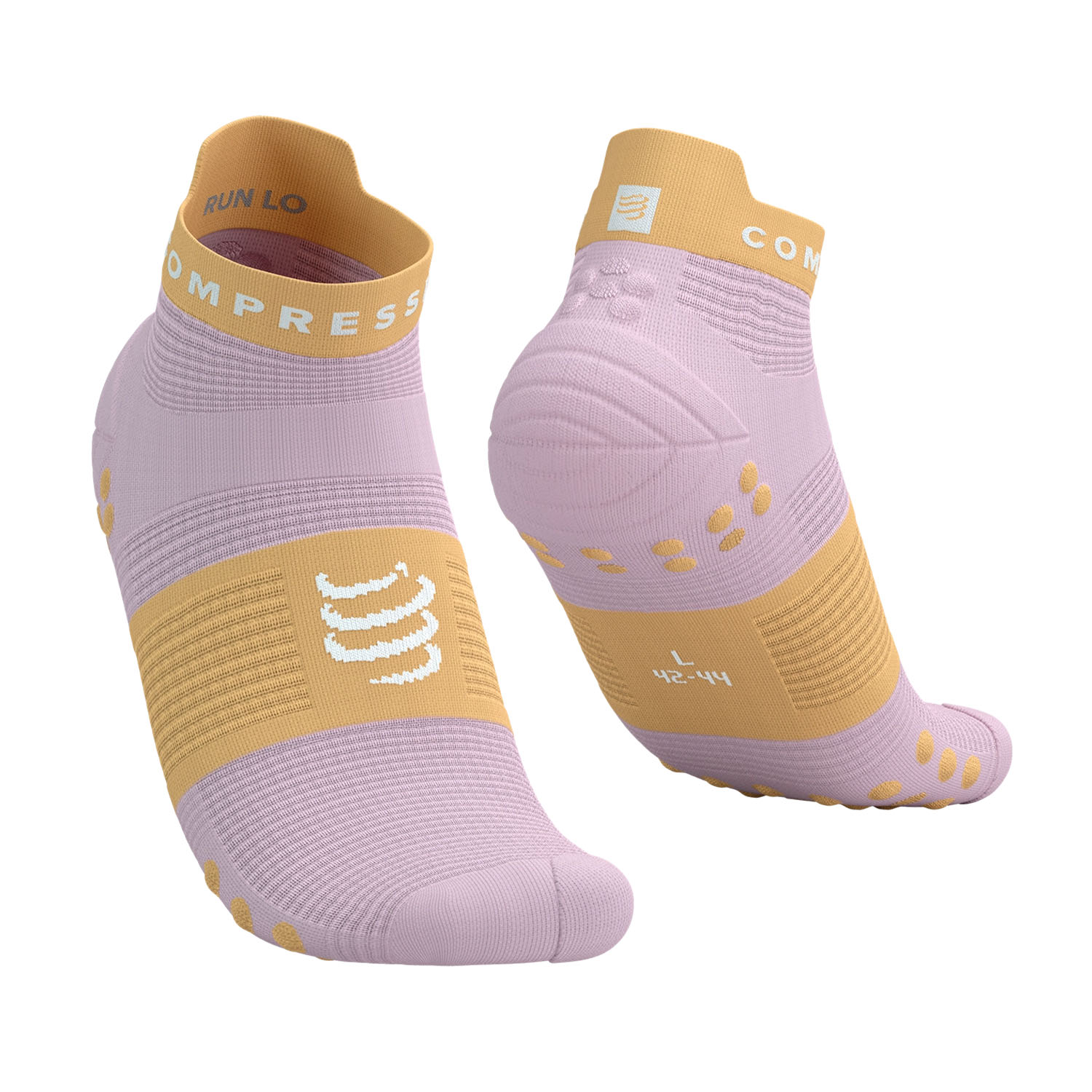 Compressport Pro Racing V4.0 Logo Calcetines Roseate/Buff Orange