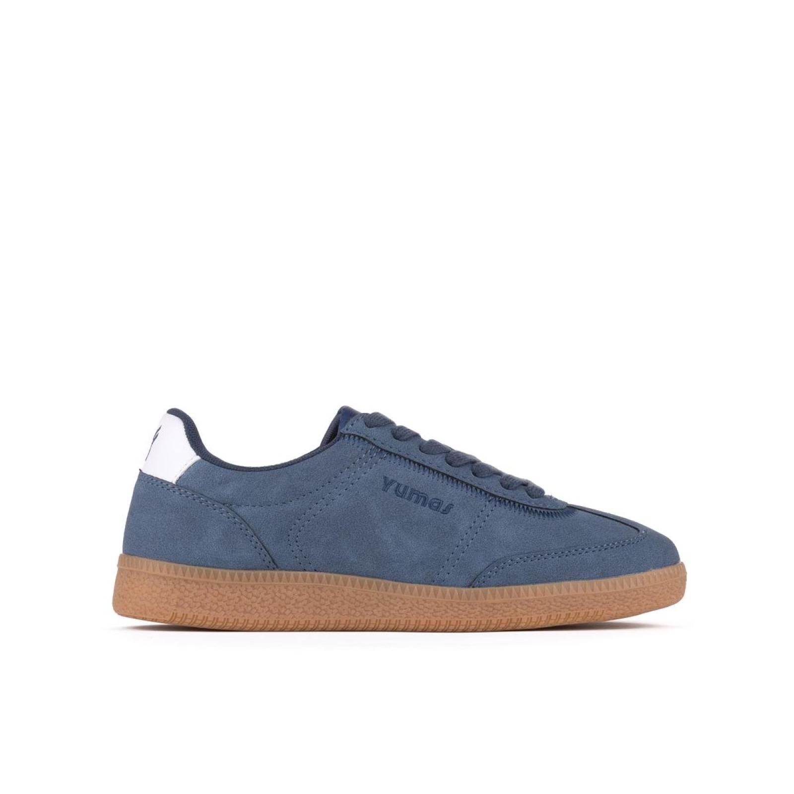 Yumas Chavela Sneaker Serraje y Textil con Cordones Mujer