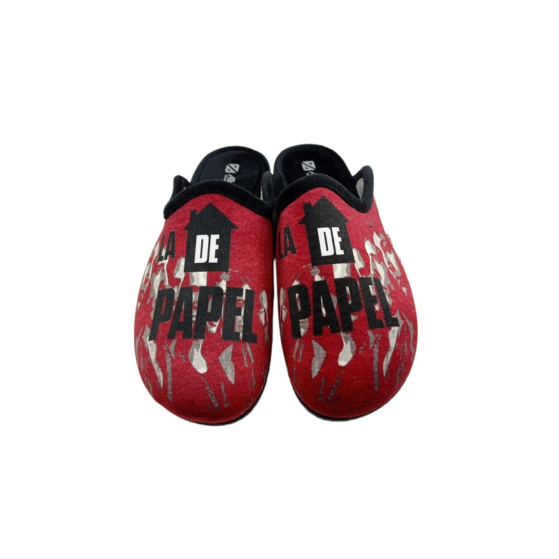 ZAPATILLA ABIERTA "CASA DE PAPEL"