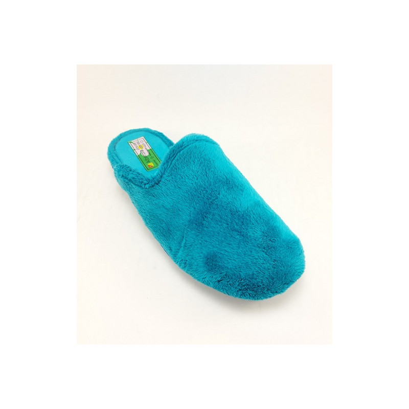 ZAPATILLA ABIERTA LISA ASTRAKAN