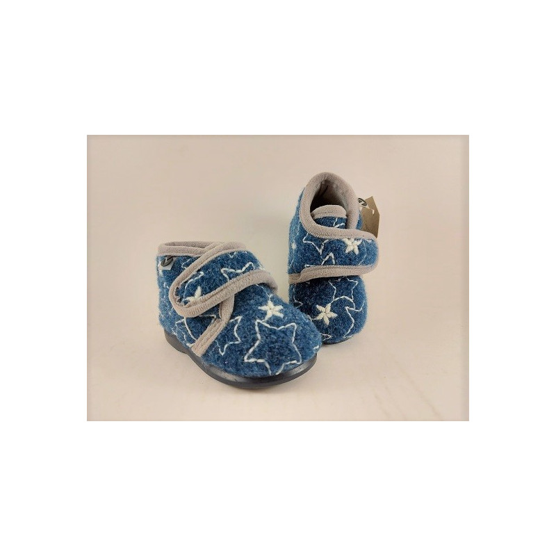 ZAPATILLA BOTIN NIÑA ESTRELLAS, VELCRO