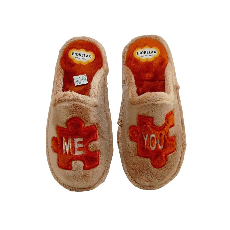 ZAPATILLA CASA BIORELAX "ME YOU" PUZZLE
