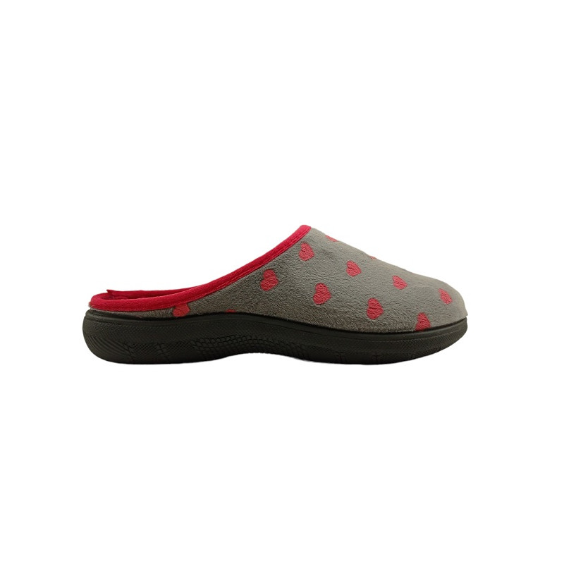 ZAPATILLA CORAZONES ROJOS