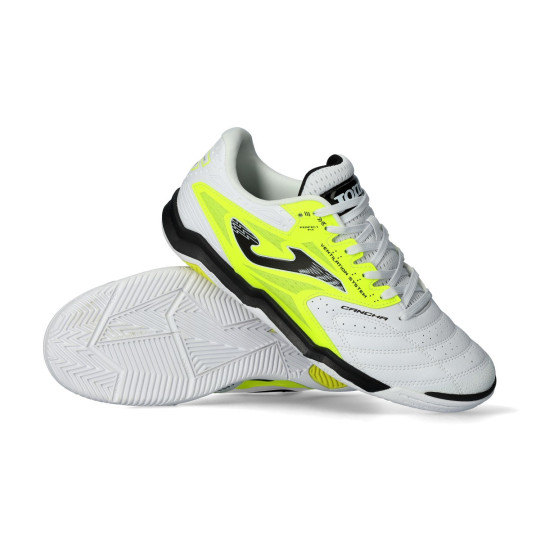 Zapatilla de Fútbol sala Joma Cancha White-Yellow