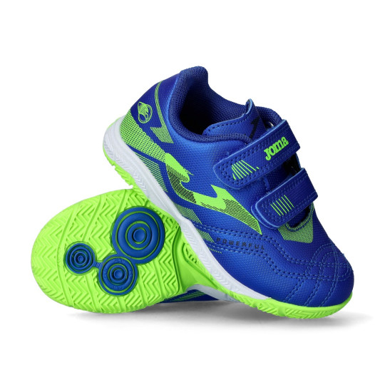 Zapatilla de Fútbol sala Joma Powerfu Indoorl Niño Blue