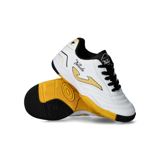 Zapatilla de Fútbol sala Joma Toledo Niño Blanco