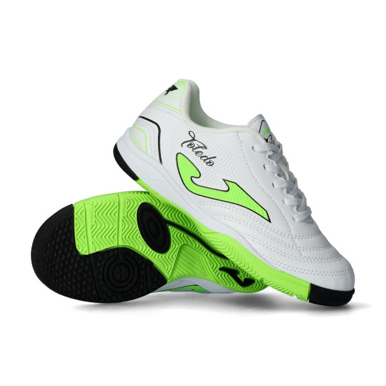 Zapatilla de Fútbol sala Joma Toledo Niño White-Green