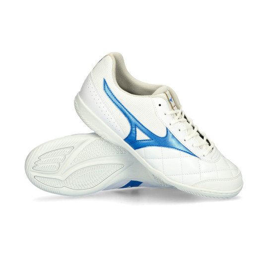 Zapatilla de Fútbol sala Mizuno Morelia Sala Club IN White-Laser Blue