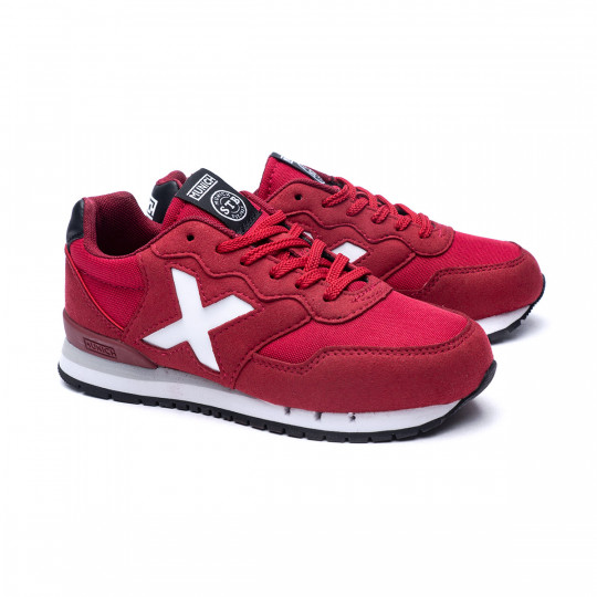 Zapatilla Munich Dash Niño Rojo