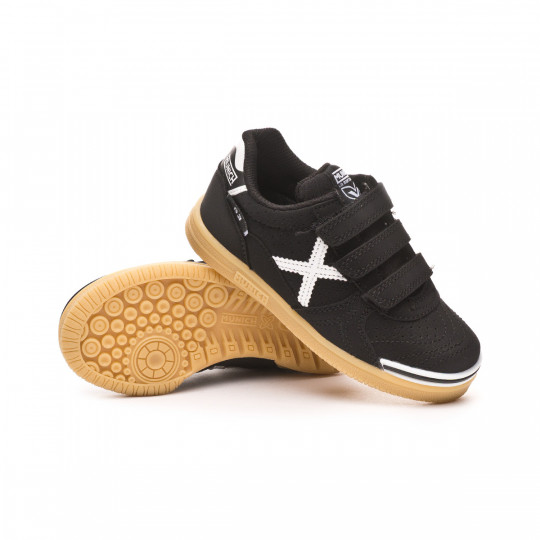 Zapatilla de Fútbol sala Munich G-3 Profit Cinta Adhesiva Niño Black