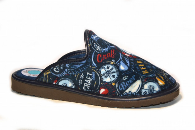 Zapatillas casa hombre Pelusín chapas