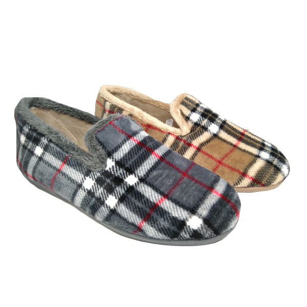 Zapatilla de casa a cuadros de Vulca-Bicha
