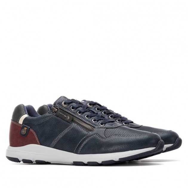 Zapatillas de vestir de hombre refresh con cordones y cremallera