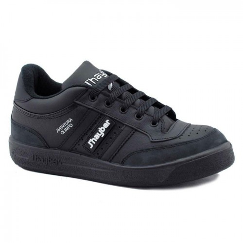 Zapatillas J'hayber New Olimpo piel negro
