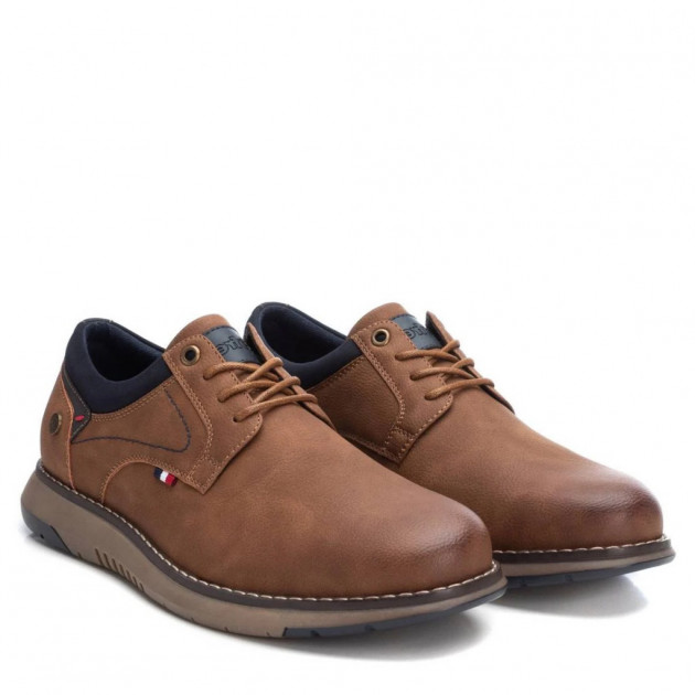 Zapatillas mustang marino con cordones y suela flexible