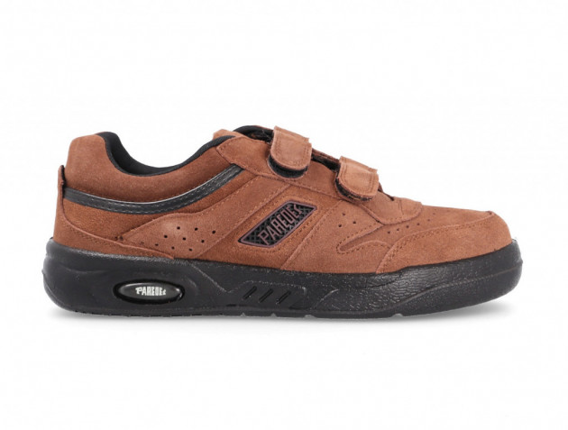 Zapatillas Paredes marrones con velcro Ecology