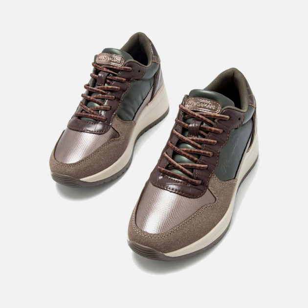 Zapatillas Salerno MariaMare verde kaki casuales