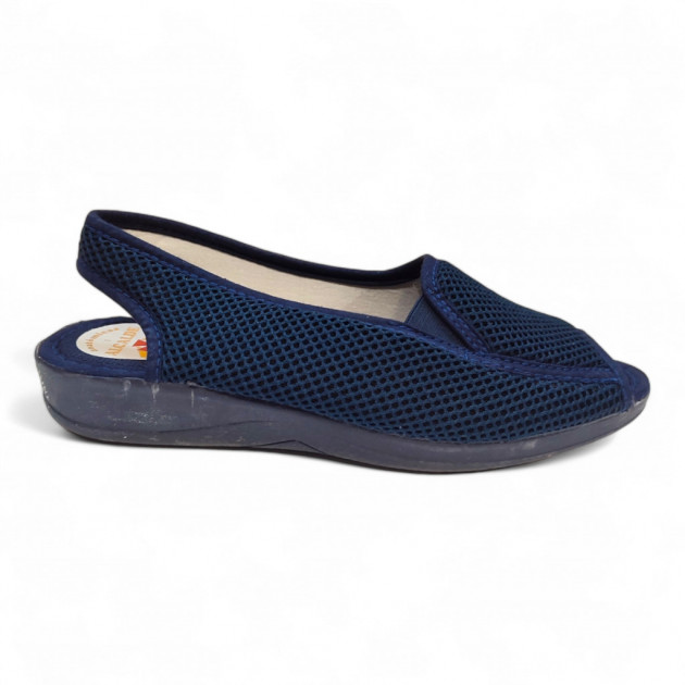 Zapatillas sandalias de calle de rejilla azul