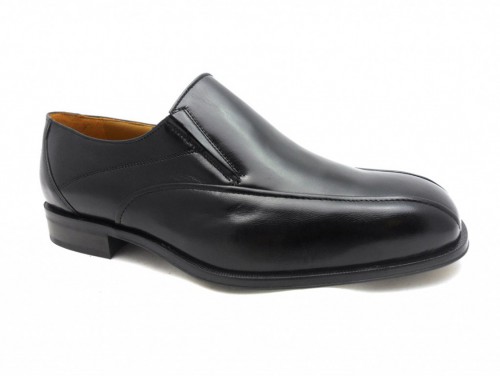 Zapato mocasín Piel Ancho Especial 12 Negro