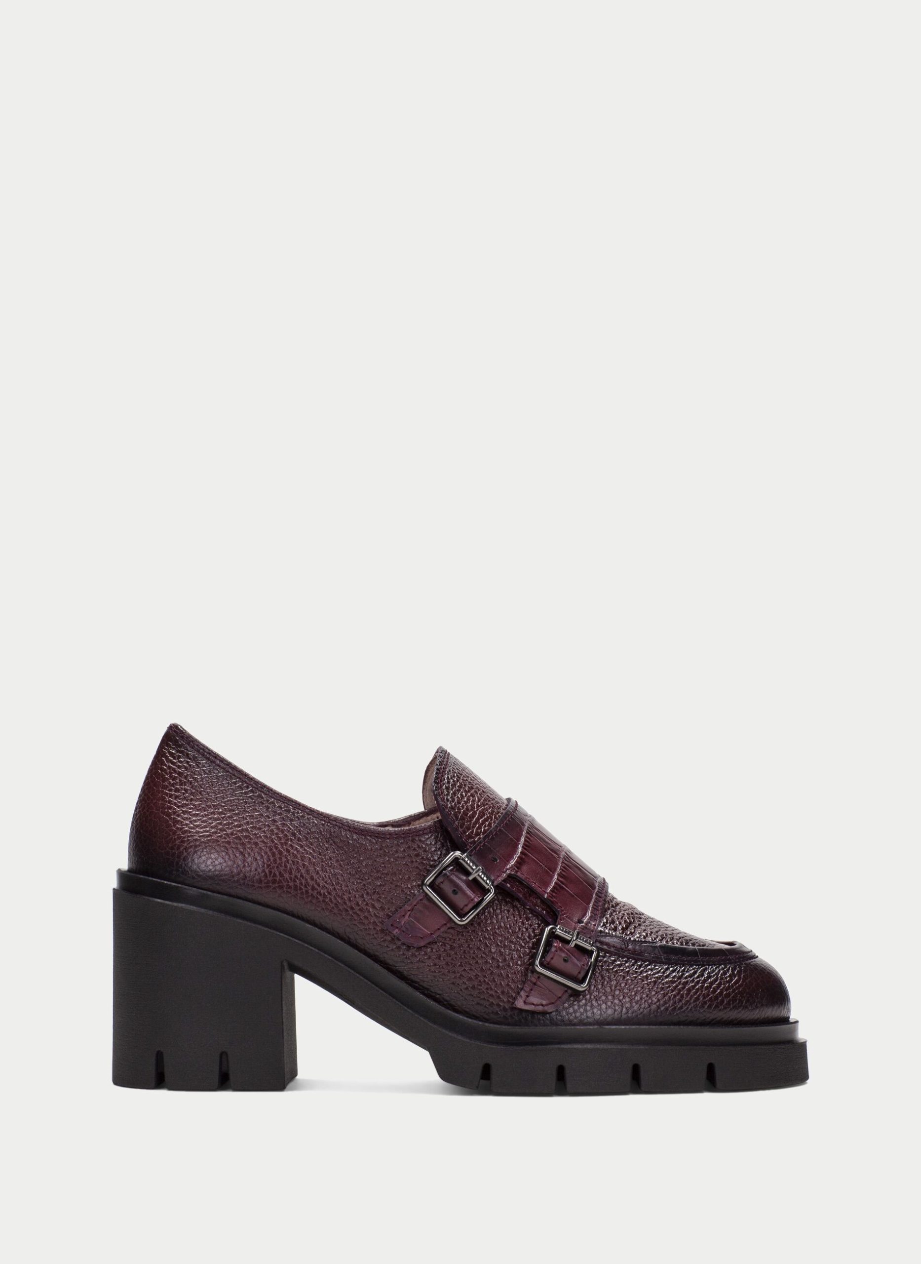 Zapatos Con Hebilla zurich vino-BHI254277