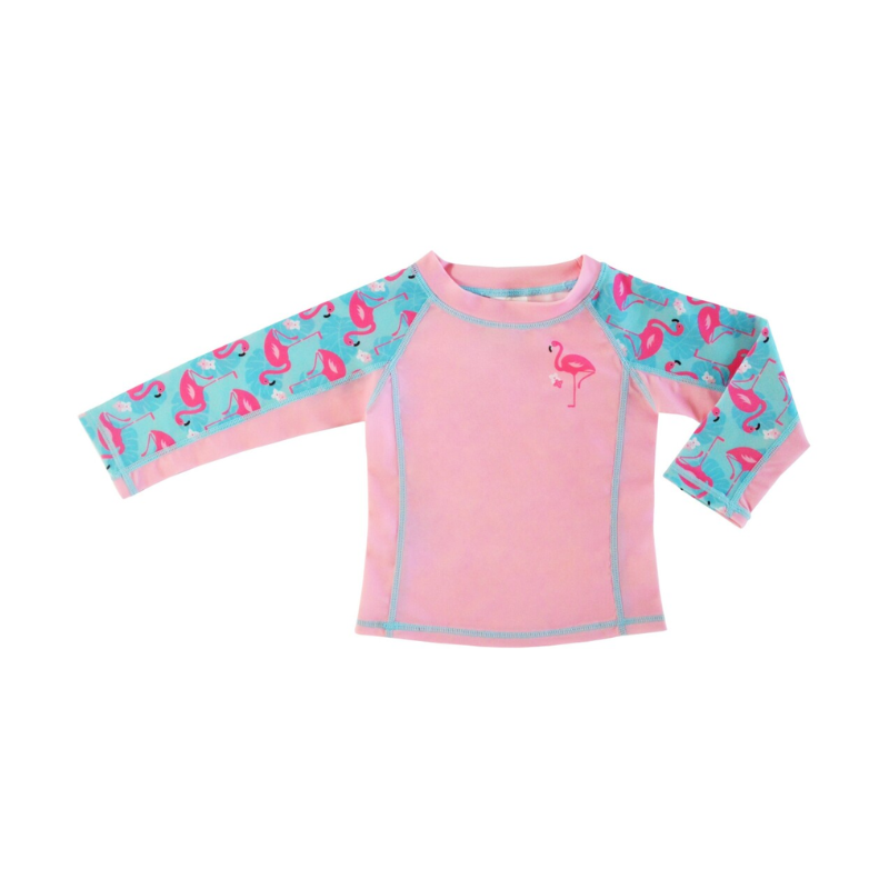 Camiseta UPF 50 Flamingo Zoocchini