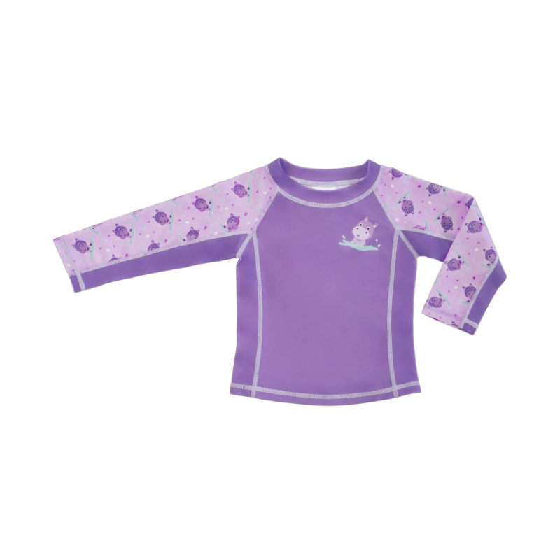 Camiseta UPF 50 Hipopótamo Zoocchini