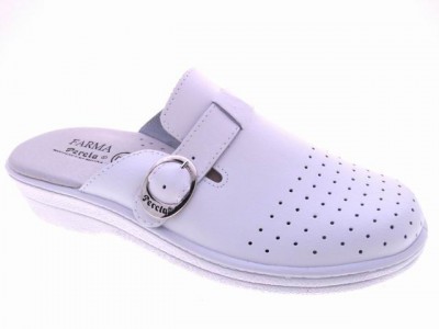 Zuecos sanitarios - farmacia blancos piel