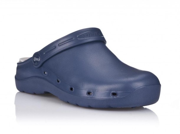 Zueco tira trabajo Chanclas azul marino